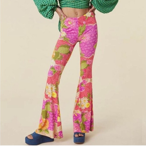 Spell Pants - For trade don’t buy! Spell Joshua Tree Bells in Candy Pink Size XS